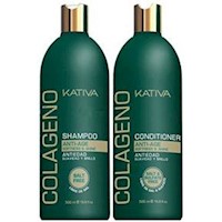 Kativa COLAGENO Anti-Edad Pack Shampoo y Acondicionador